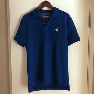 Never worn. Men’s Express Pique Polo with Lion Logo. M